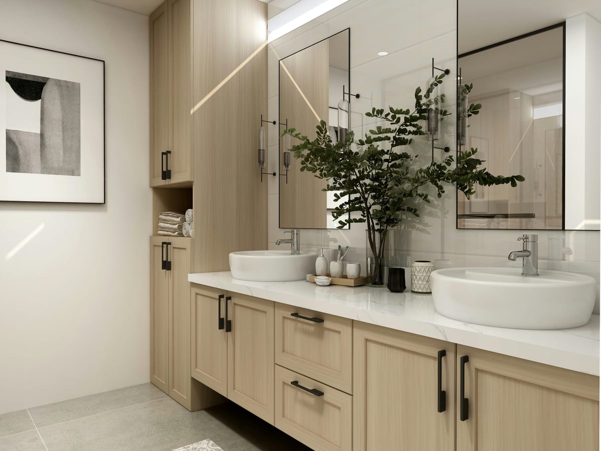 Custom Bathroom Cabinets & Vanities
