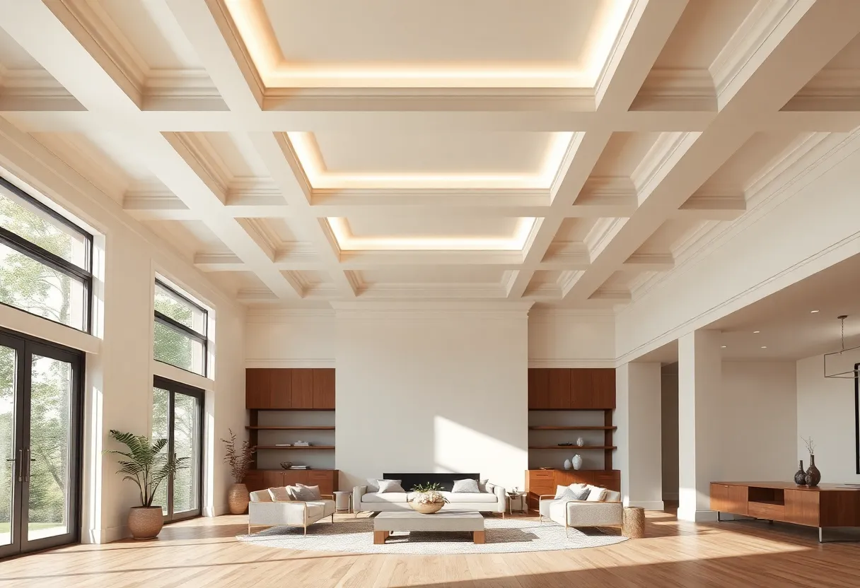 Coffered Ceilings, Faux Beams, and Shiplap Ceiling Systems
